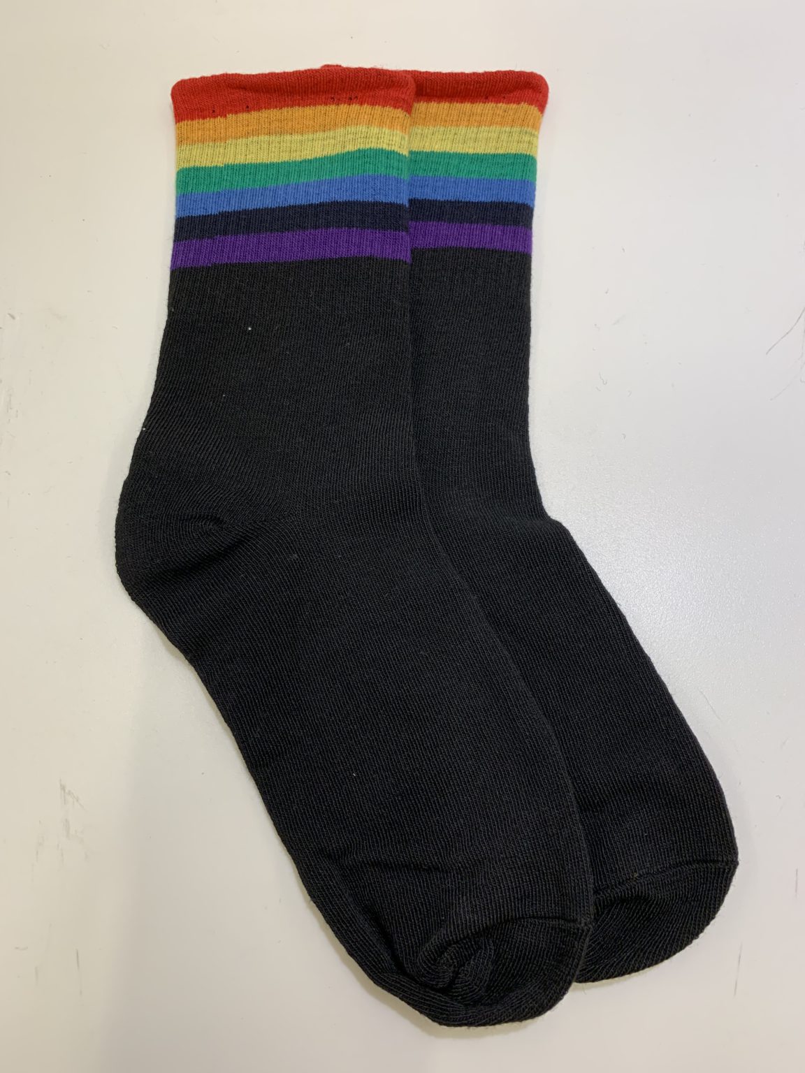 Rainbow High Socks Black Copenhagen Pride